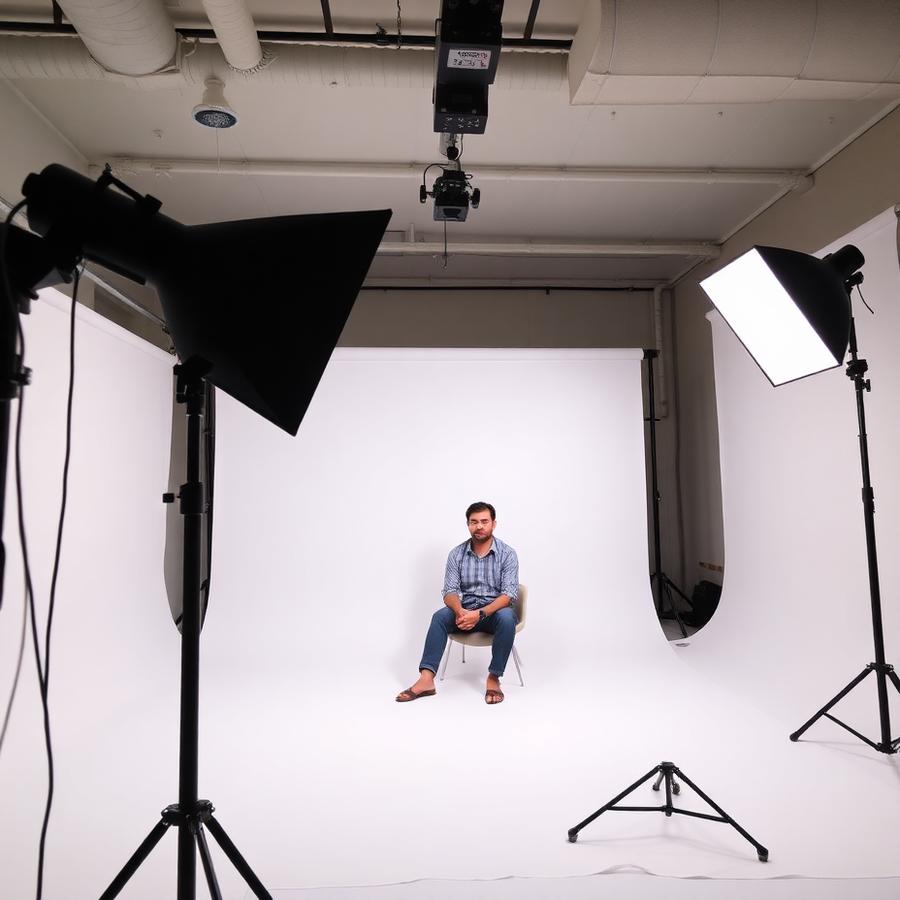 Passport photo studio